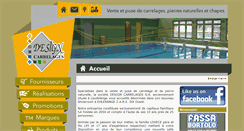 Desktop Screenshot of designcarrelages.lu