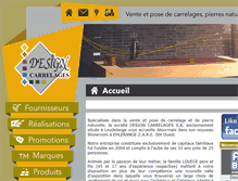 Tablet Screenshot of designcarrelages.lu